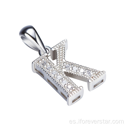 Iced Out Jewelry Pendant Inicials Pendant Charm Letra